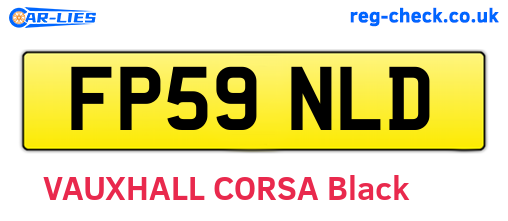 FP59NLD are the vehicle registration plates.