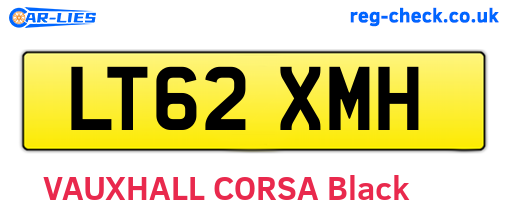 LT62XMH are the vehicle registration plates.