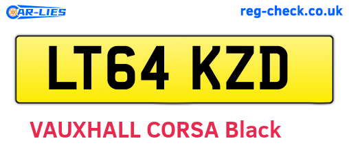 LT64KZD are the vehicle registration plates.