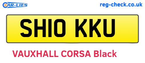 SH10KKU are the vehicle registration plates.