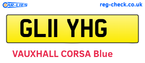 GL11YHG are the vehicle registration plates.