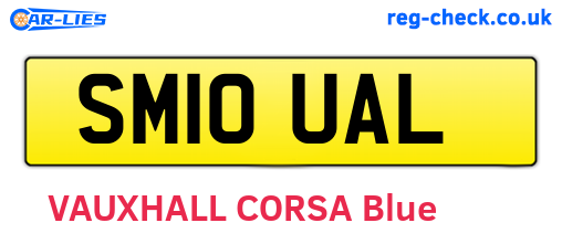 SM10UAL are the vehicle registration plates.