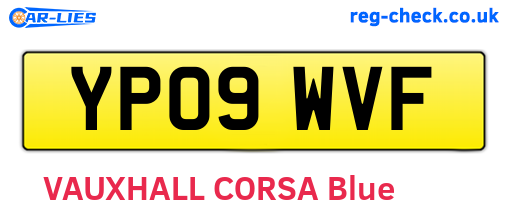 YP09WVF are the vehicle registration plates.