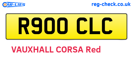R900CLC are the vehicle registration plates.