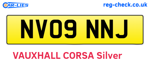 NV09NNJ are the vehicle registration plates.