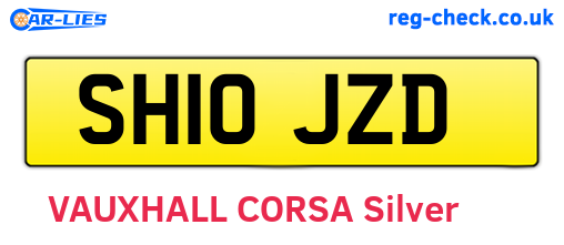 SH10JZD are the vehicle registration plates.
