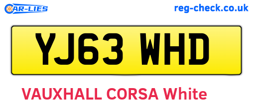 YJ63WHD are the vehicle registration plates.
