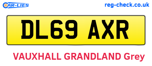 DL69AXR are the vehicle registration plates.