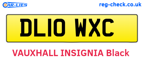 DL10WXC are the vehicle registration plates.