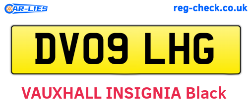 DV09LHG are the vehicle registration plates.