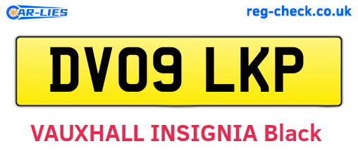 DV09LKP are the vehicle registration plates.