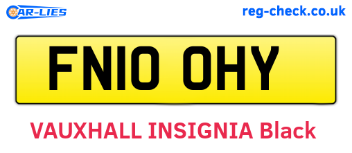 FN10OHY are the vehicle registration plates.