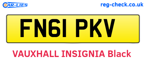 FN61PKV are the vehicle registration plates.
