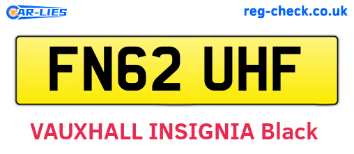 FN62UHF are the vehicle registration plates.