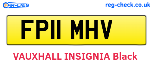 FP11MHV are the vehicle registration plates.