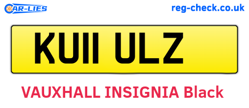 KU11ULZ are the vehicle registration plates.