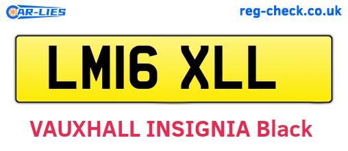 LM16XLL are the vehicle registration plates.