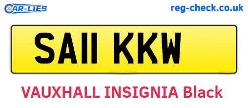 SA11KKW are the vehicle registration plates.