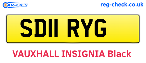 SD11RYG are the vehicle registration plates.