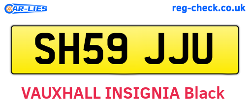 SH59JJU are the vehicle registration plates.