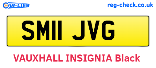 SM11JVG are the vehicle registration plates.