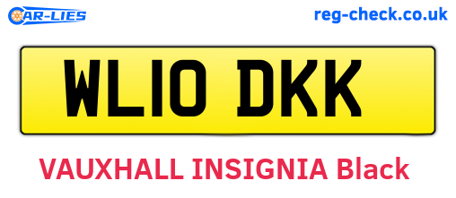 WL10DKK are the vehicle registration plates.