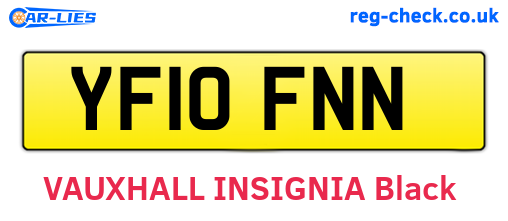 YF10FNN are the vehicle registration plates.