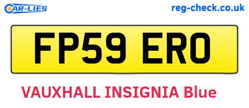 FP59ERO are the vehicle registration plates.