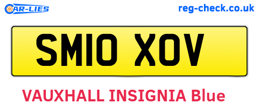 SM10XOV are the vehicle registration plates.