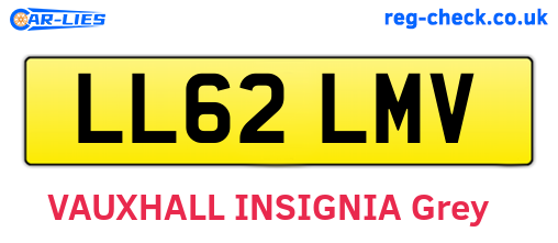LL62LMV are the vehicle registration plates.