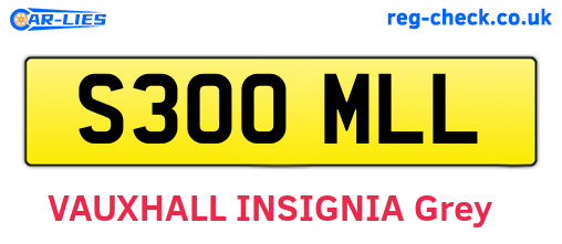 S300MLL are the vehicle registration plates.