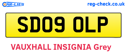 SD09OLP are the vehicle registration plates.