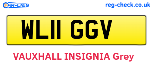 WL11GGV are the vehicle registration plates.