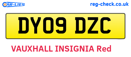 DY09DZC are the vehicle registration plates.