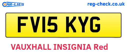 FV15KYG are the vehicle registration plates.