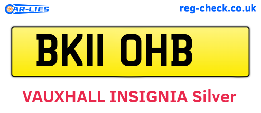 BK11OHB are the vehicle registration plates.