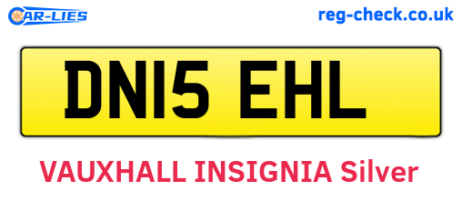 DN15EHL are the vehicle registration plates.