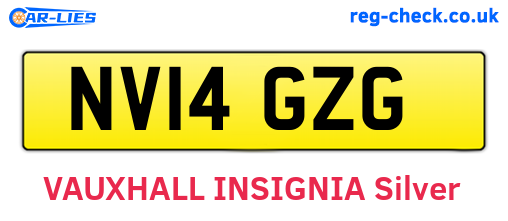 NV14GZG are the vehicle registration plates.