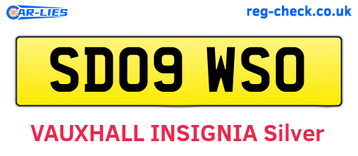 SD09WSO are the vehicle registration plates.