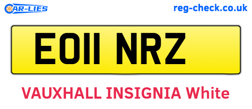 EO11NRZ are the vehicle registration plates.