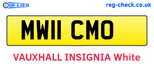 MW11CMO are the vehicle registration plates.