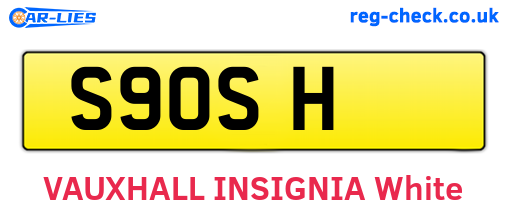 S9OSH are the vehicle registration plates.