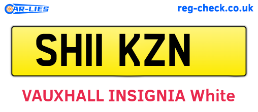 SH11KZN are the vehicle registration plates.
