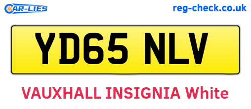 YD65NLV are the vehicle registration plates.
