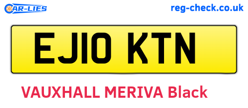 EJ10KTN are the vehicle registration plates.