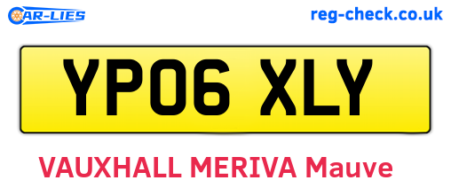 YP06XLY are the vehicle registration plates.