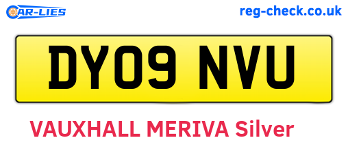 DY09NVU are the vehicle registration plates.