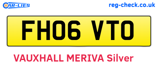 FH06VTO are the vehicle registration plates.
