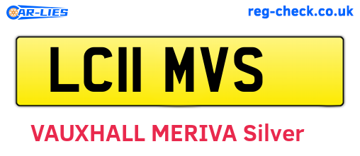 LC11MVS are the vehicle registration plates.