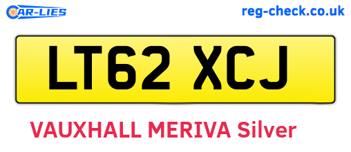 LT62XCJ are the vehicle registration plates.